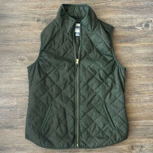 Old Navy Quilted Green Vest
